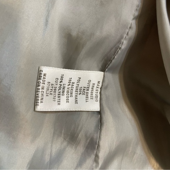 Faux Leather Distressed Vest - Picture 4 of 4